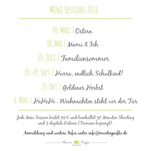 Minis Sessions 2016
